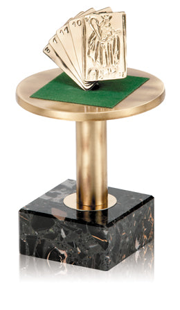 TROFEO CARTAS DE METAL