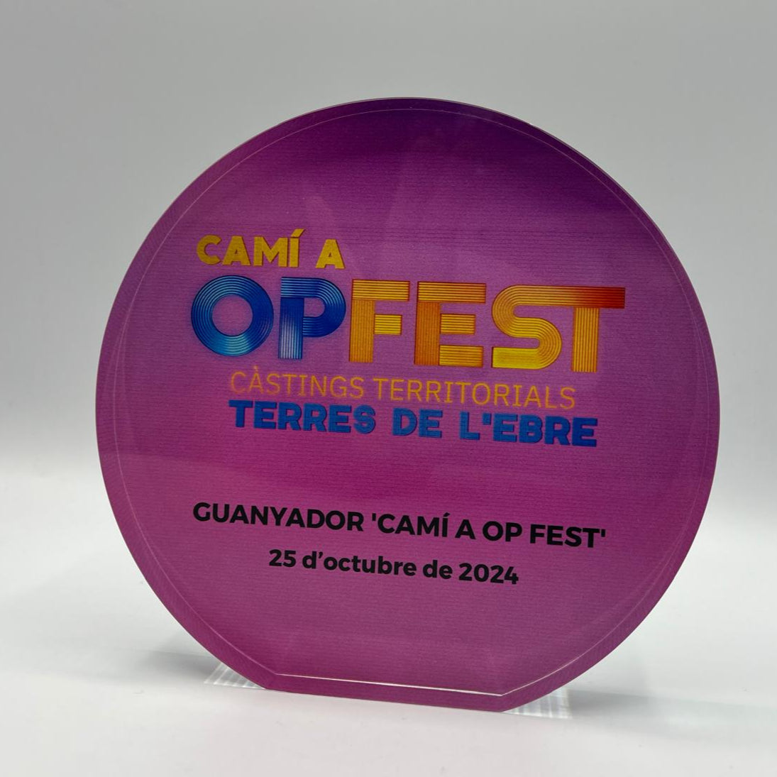 TROFEO CRISTAL CIRCULAR