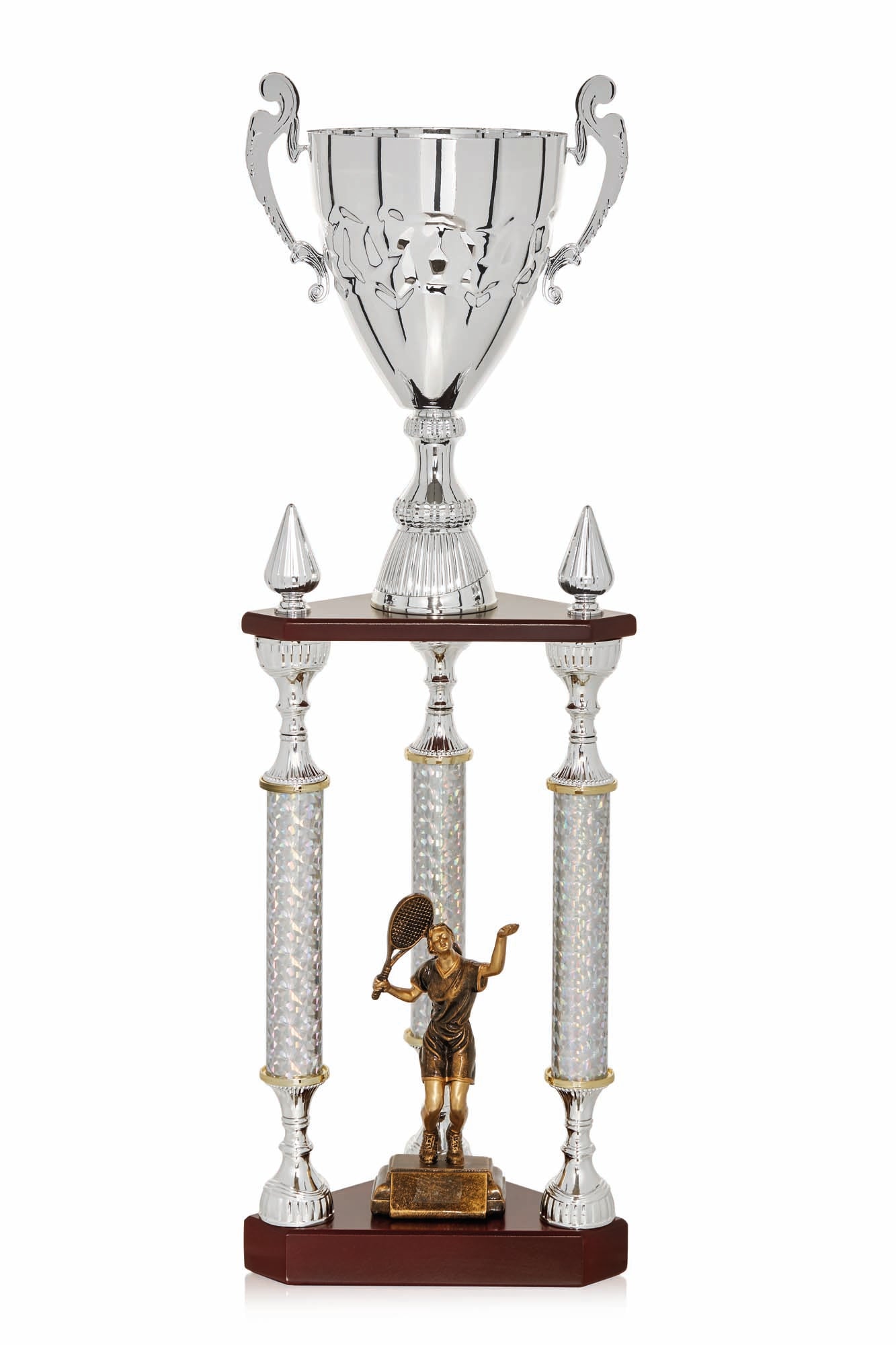 COLUMNA BIG SIZE CON MOTIVO PLATEADA