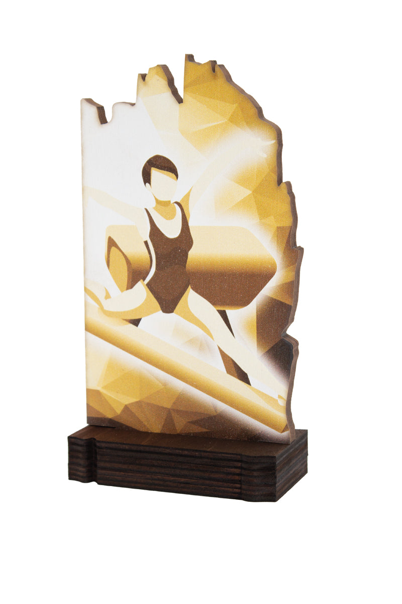 TROFEO GIMNASIA ARTÍSTICA DE MADERA