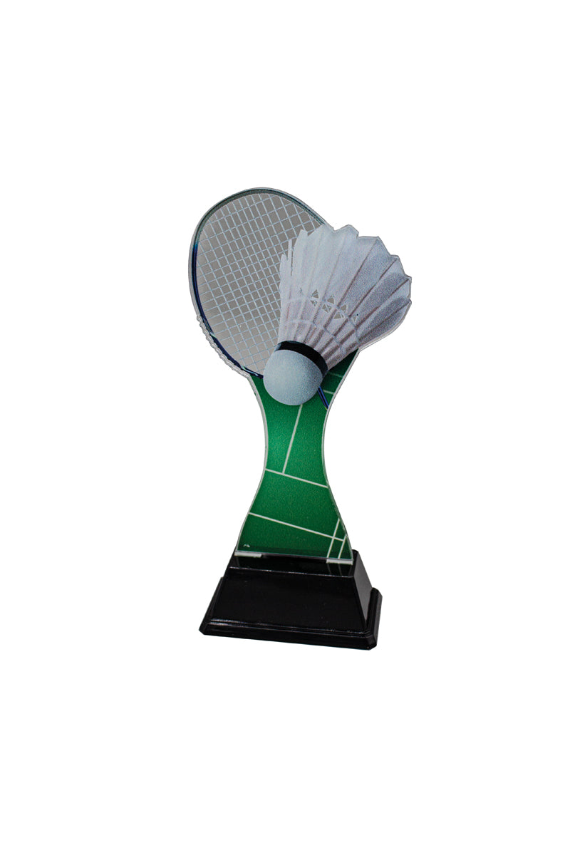 TROFEO DE METACRILATO BÁDMINTON