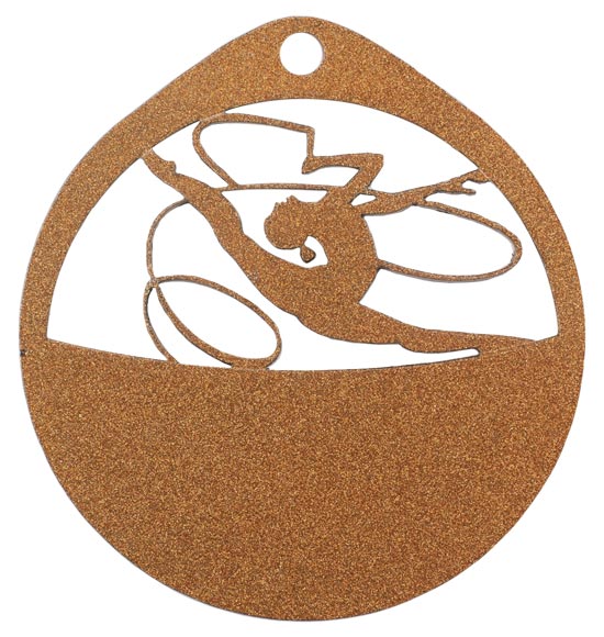 MEDALLA DE METAL GIMNASIA ∅70MM