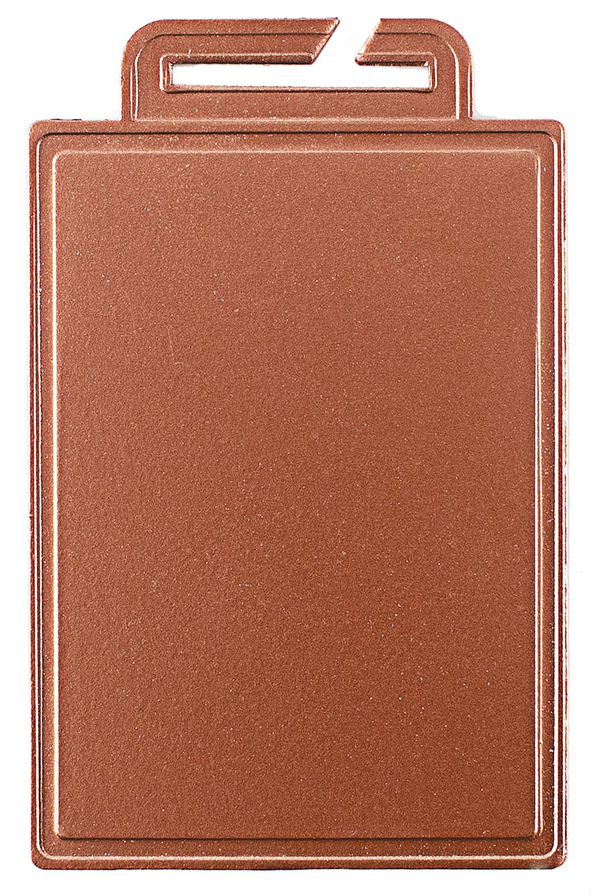 MEDALLA PERSONALIZABLE DE METAL RECTANGULAR