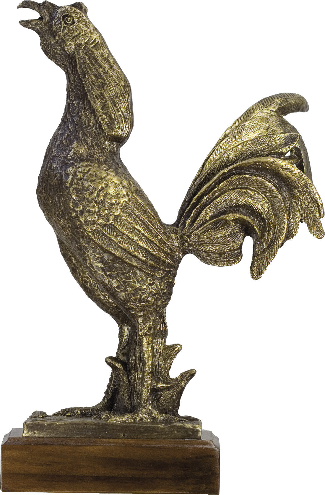 Trofeo gallo dorado mediano