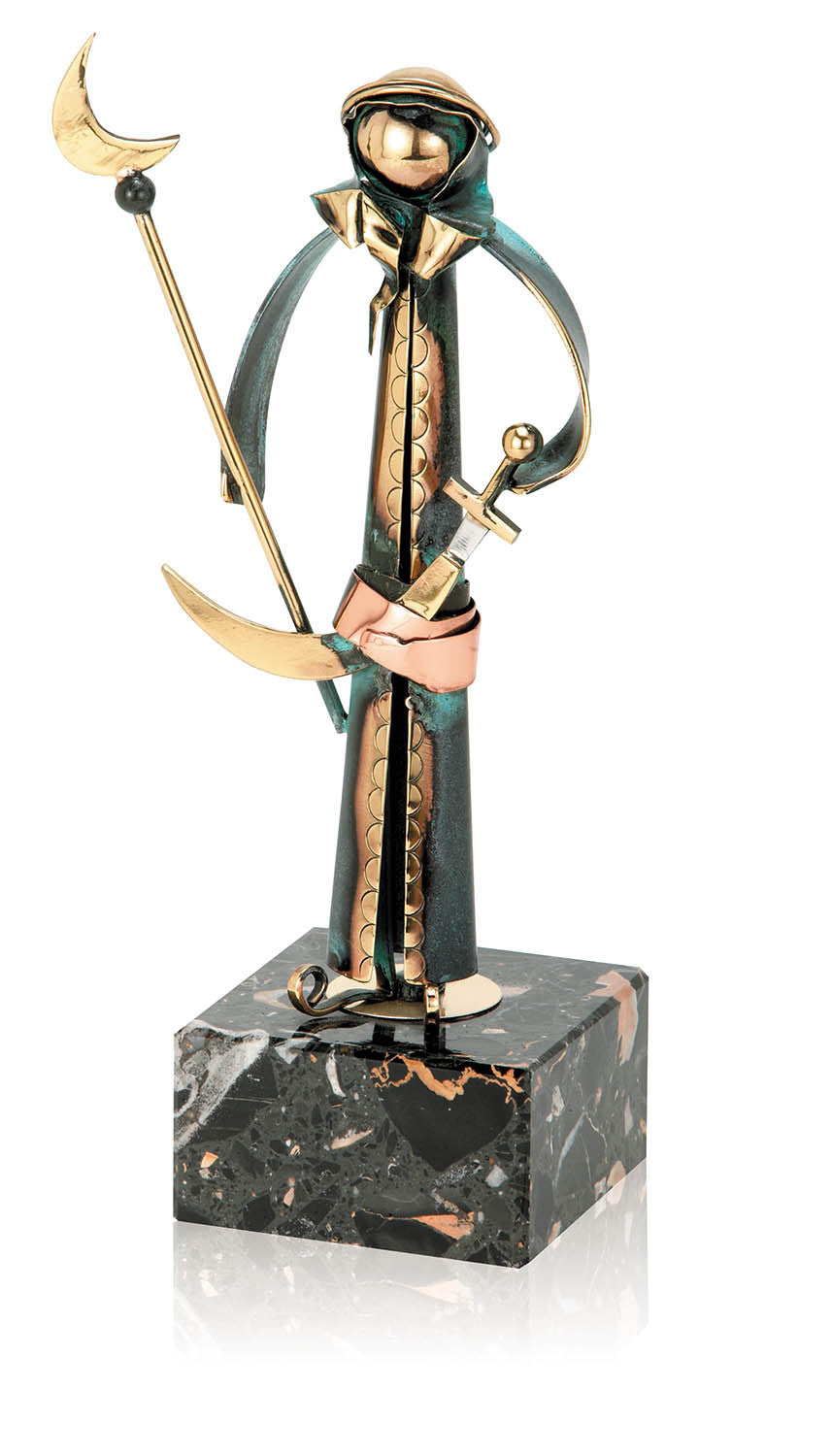 TROFEO METAL MOROS Y CRISTIANOS