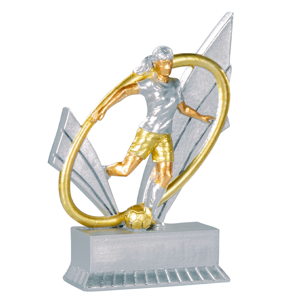 TROFEO FÚTBOL FEMENINO DE RESINA