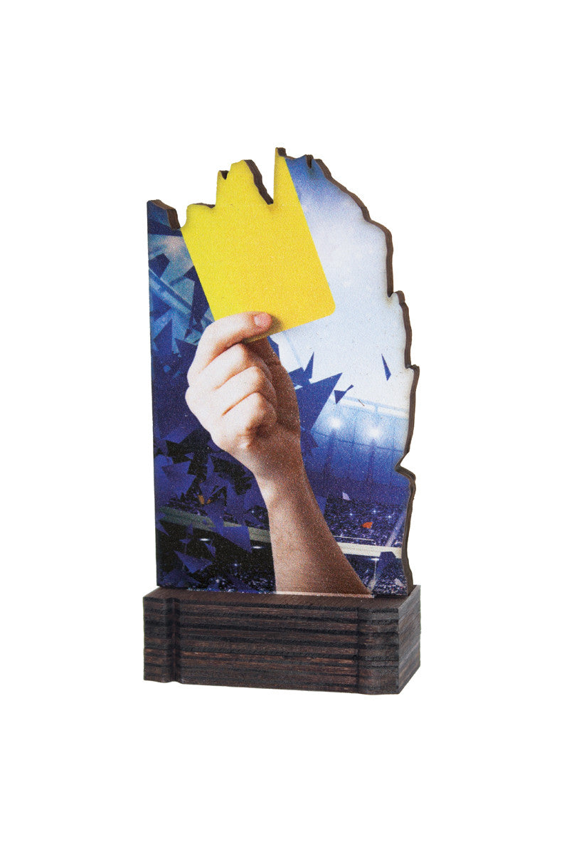 TROFEO ARBITRO DE MADERA