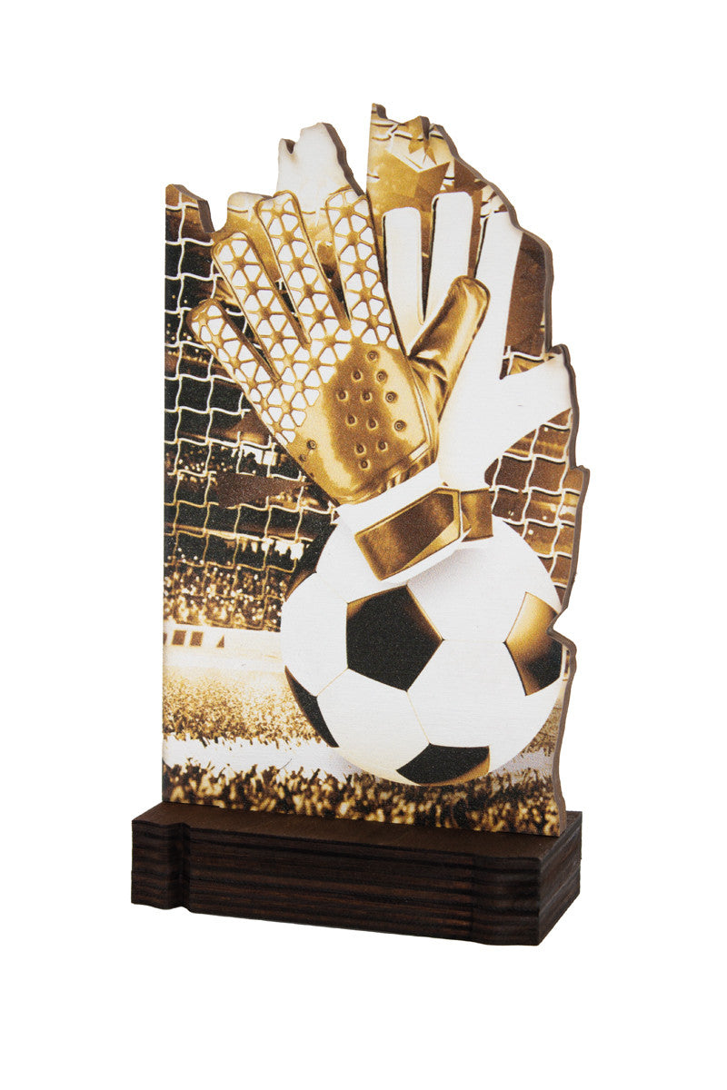 TROFEO DE MADERA PORTERO