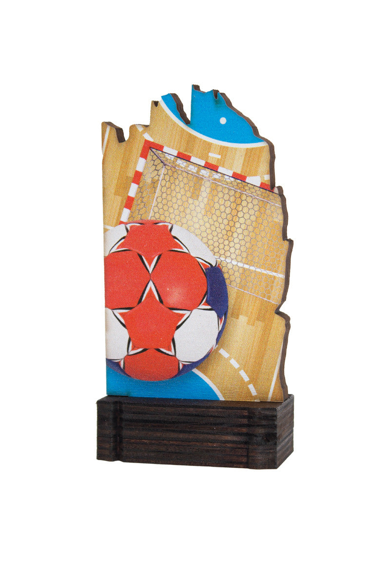 TROFEO MADERA DE BALONMANO