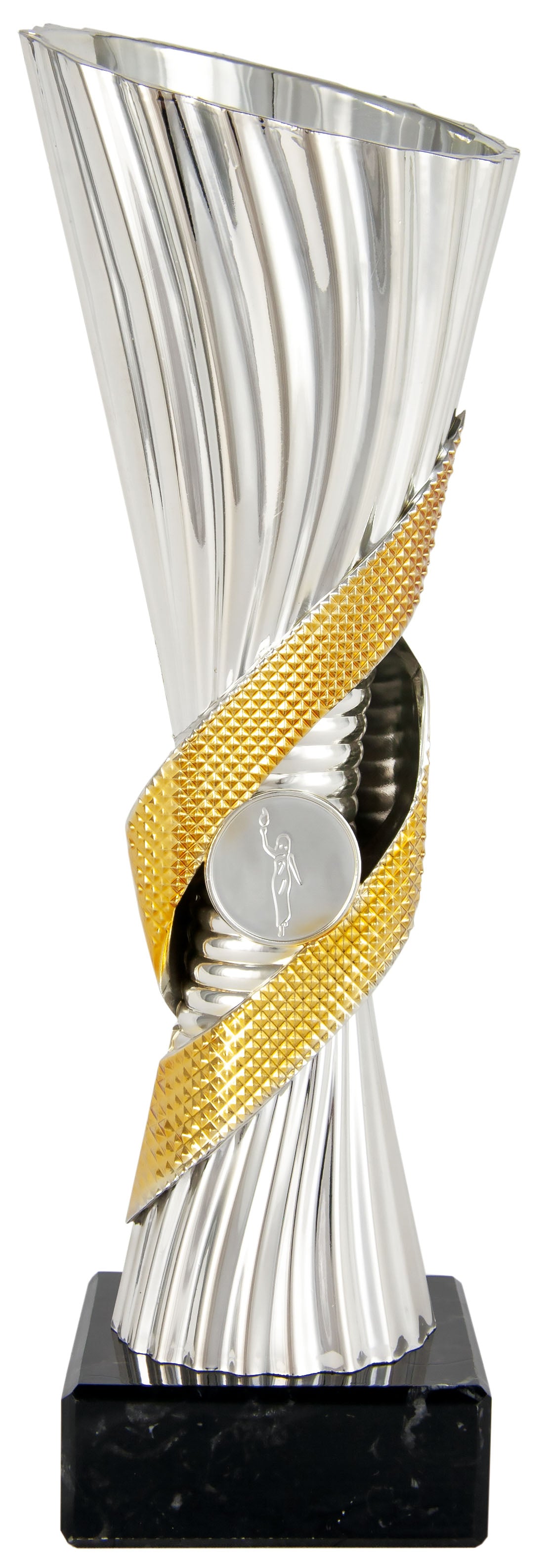 COPA PLATEADA Y DORADA PORTAMOTIVO