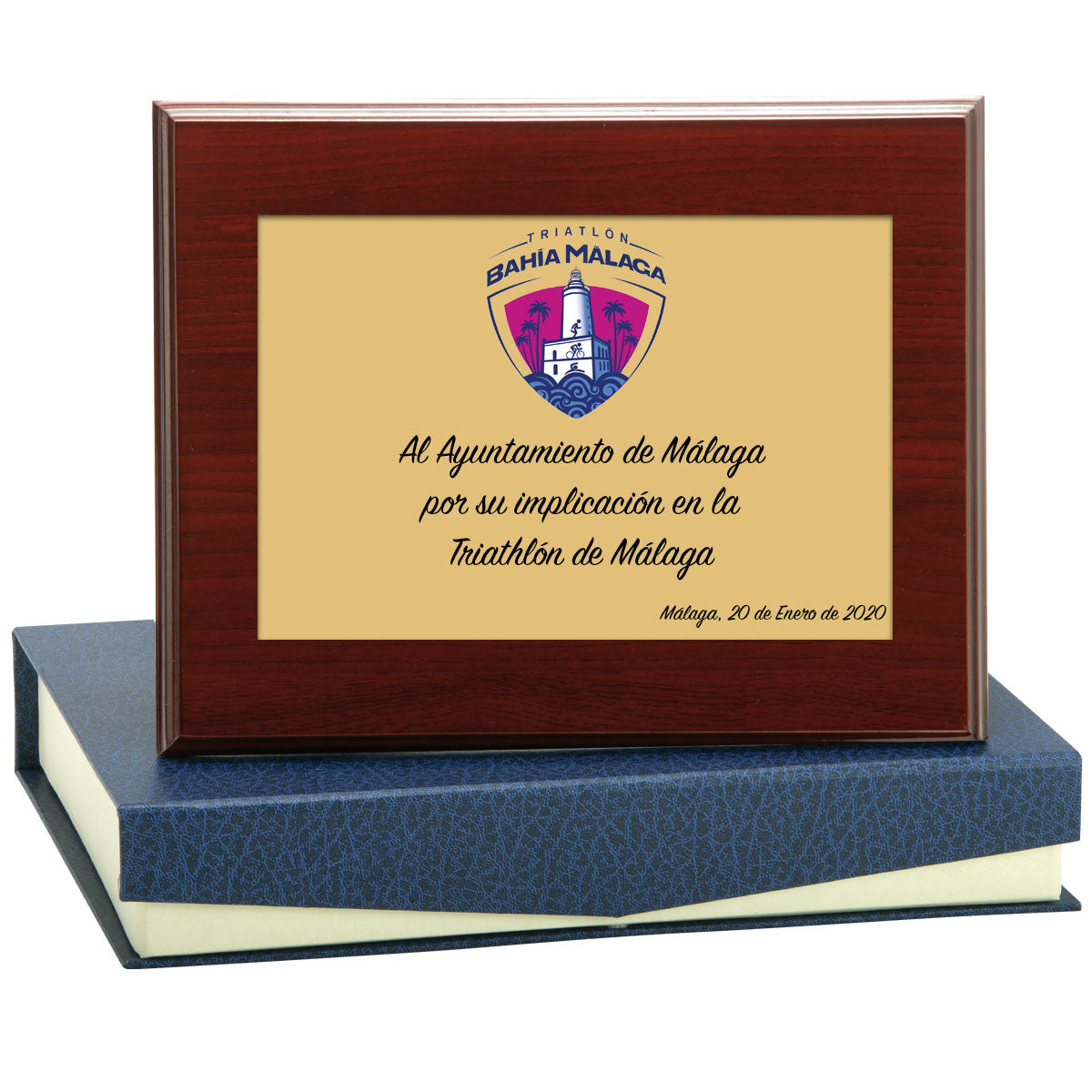 PLACA DE BAMBÚ CON ESTUCHE UV