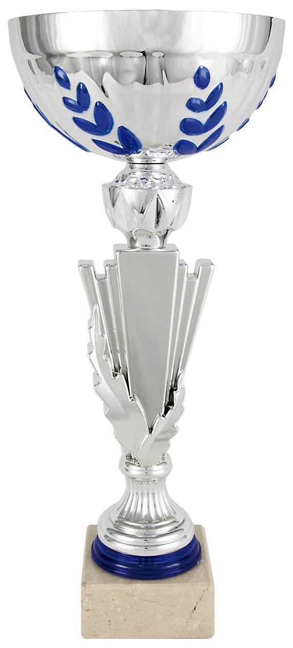 COPA PLATEADA Y AZUL