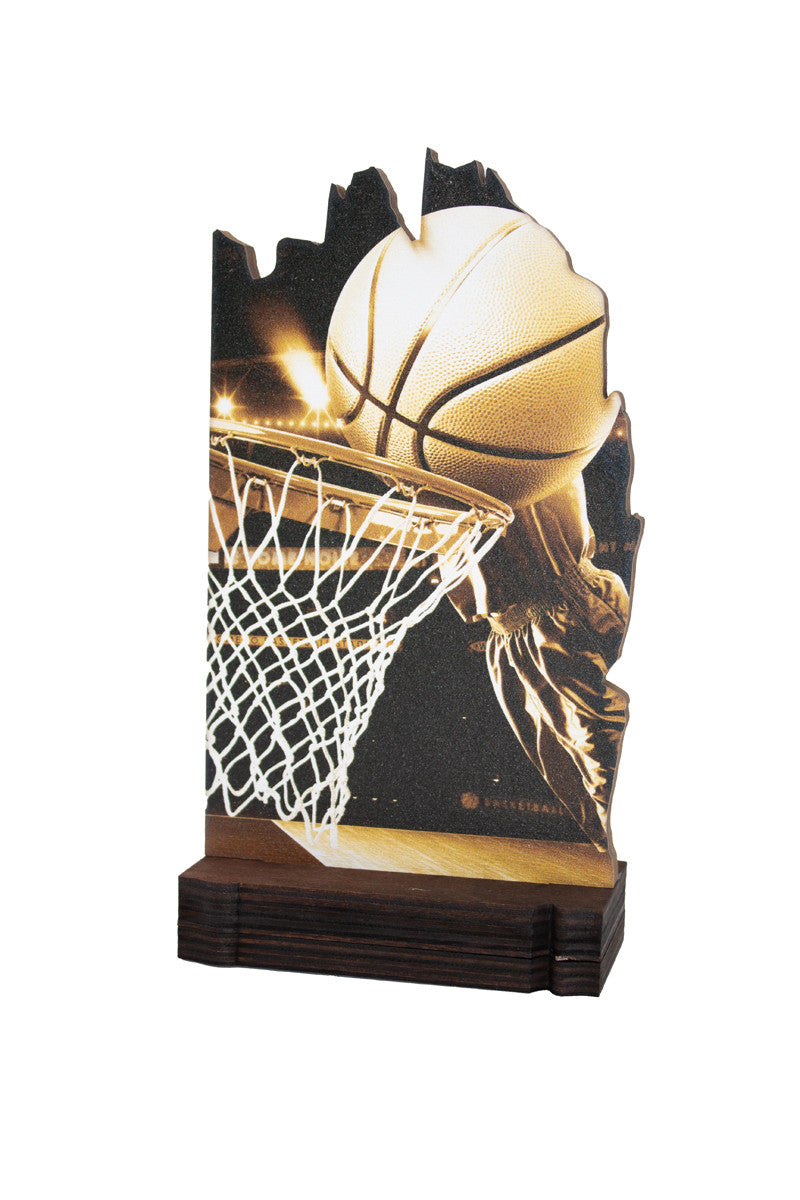 ST243/22402 TROFEO BALONCESTO DE MADERA