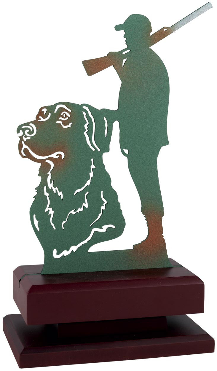 ST1593 TROFEO CAZA DE METAL