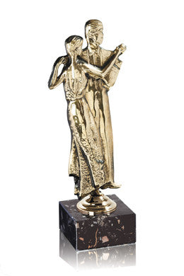 ST274/0550 TROFEO PAREJA DE BAILE METAL