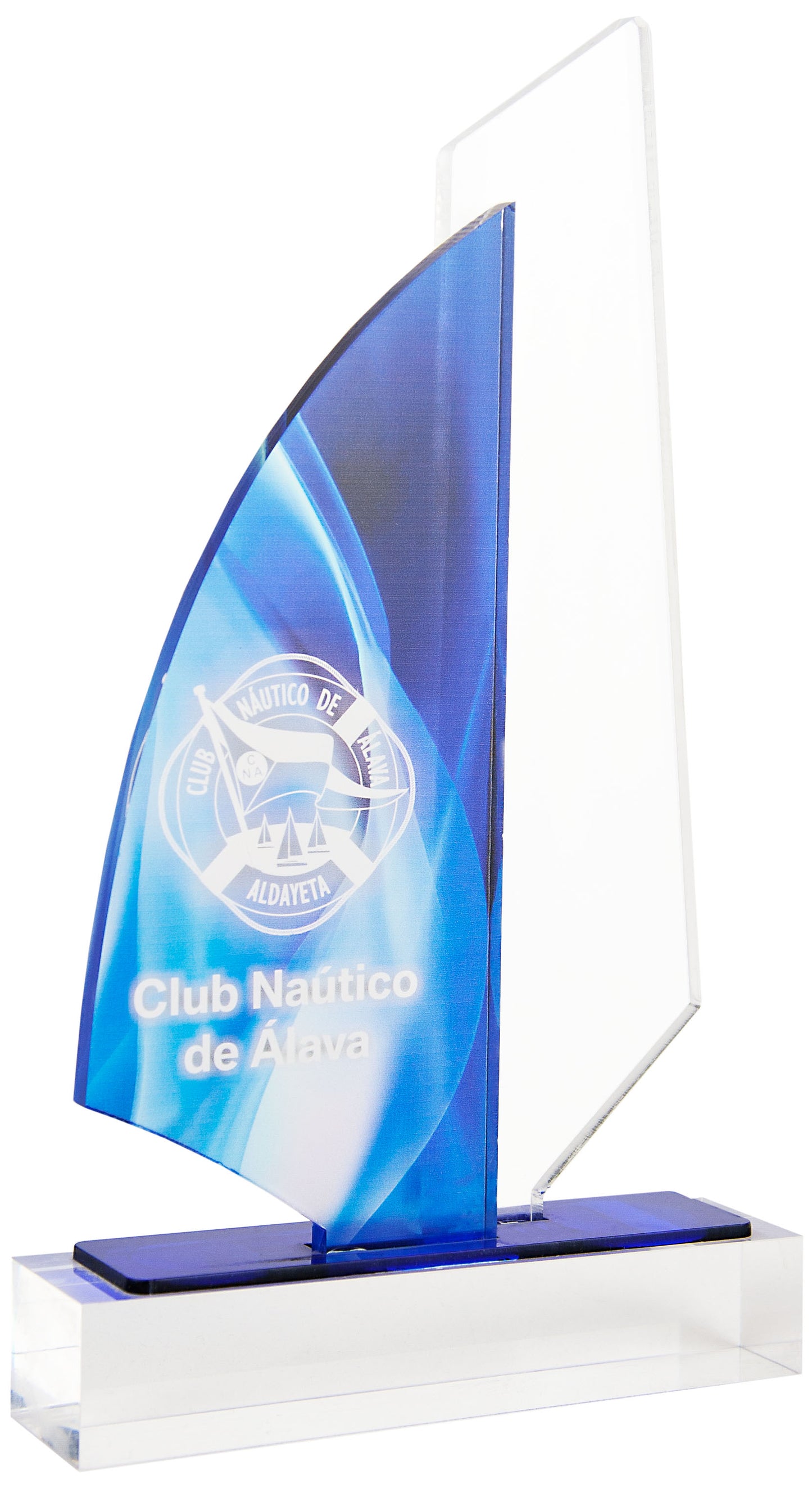 TROFEO VELERO DE METACRILATO