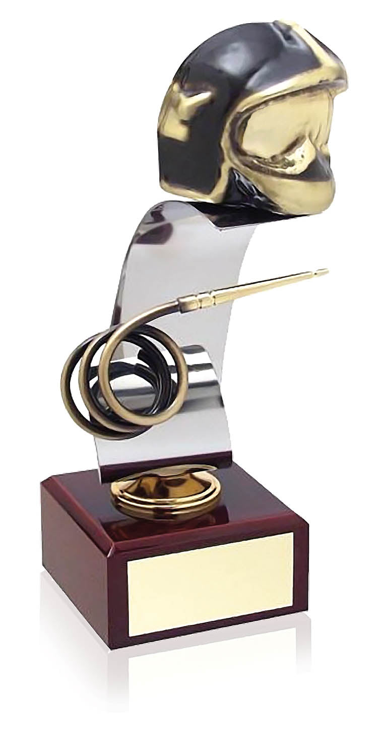 TROFEO METAL BOMBERO