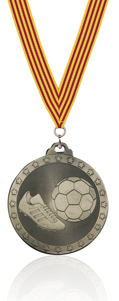 MEDALLA EN RELIEVE ∅50MM FÚTBOL