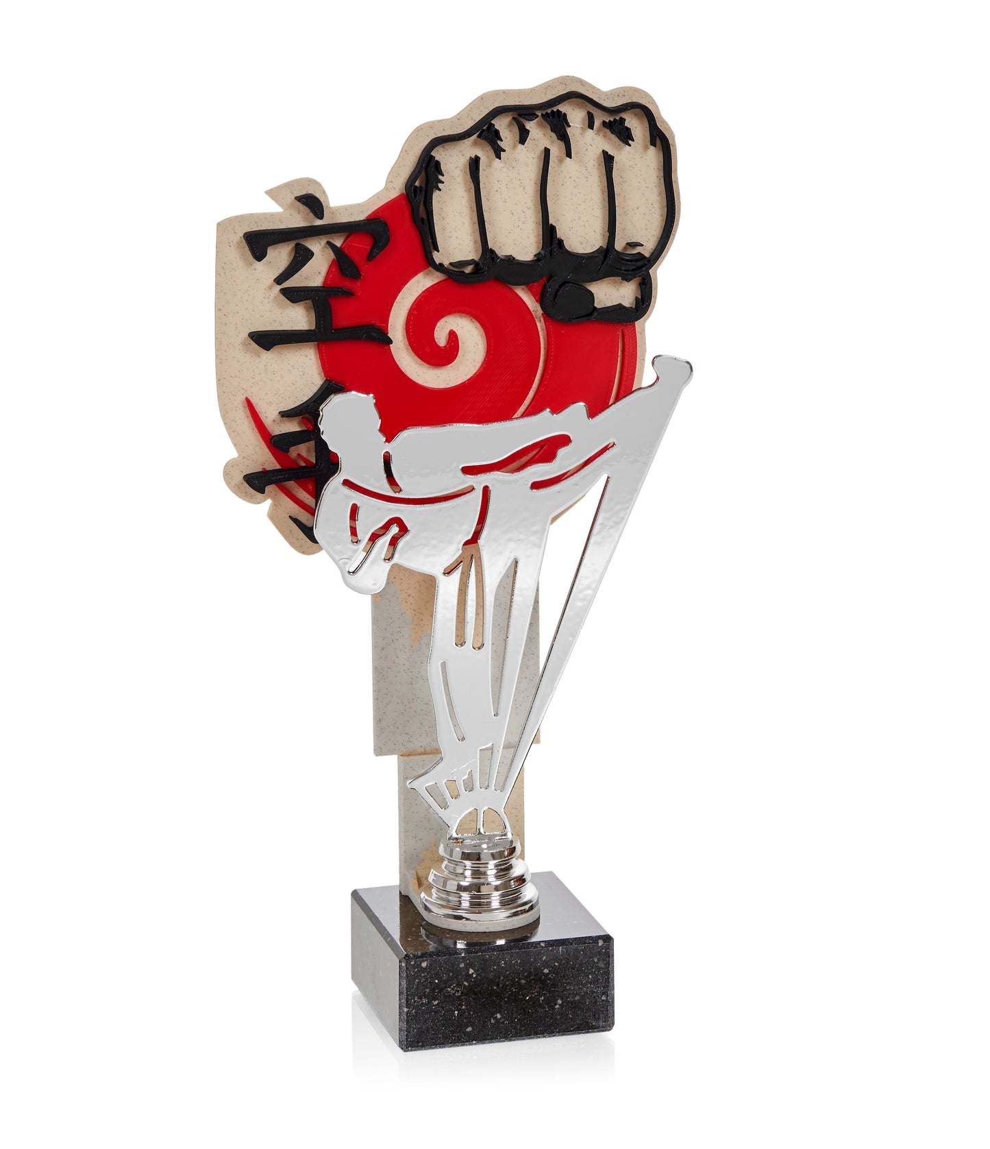 TROFEO DE ARTES MARCIALES METAL 3D