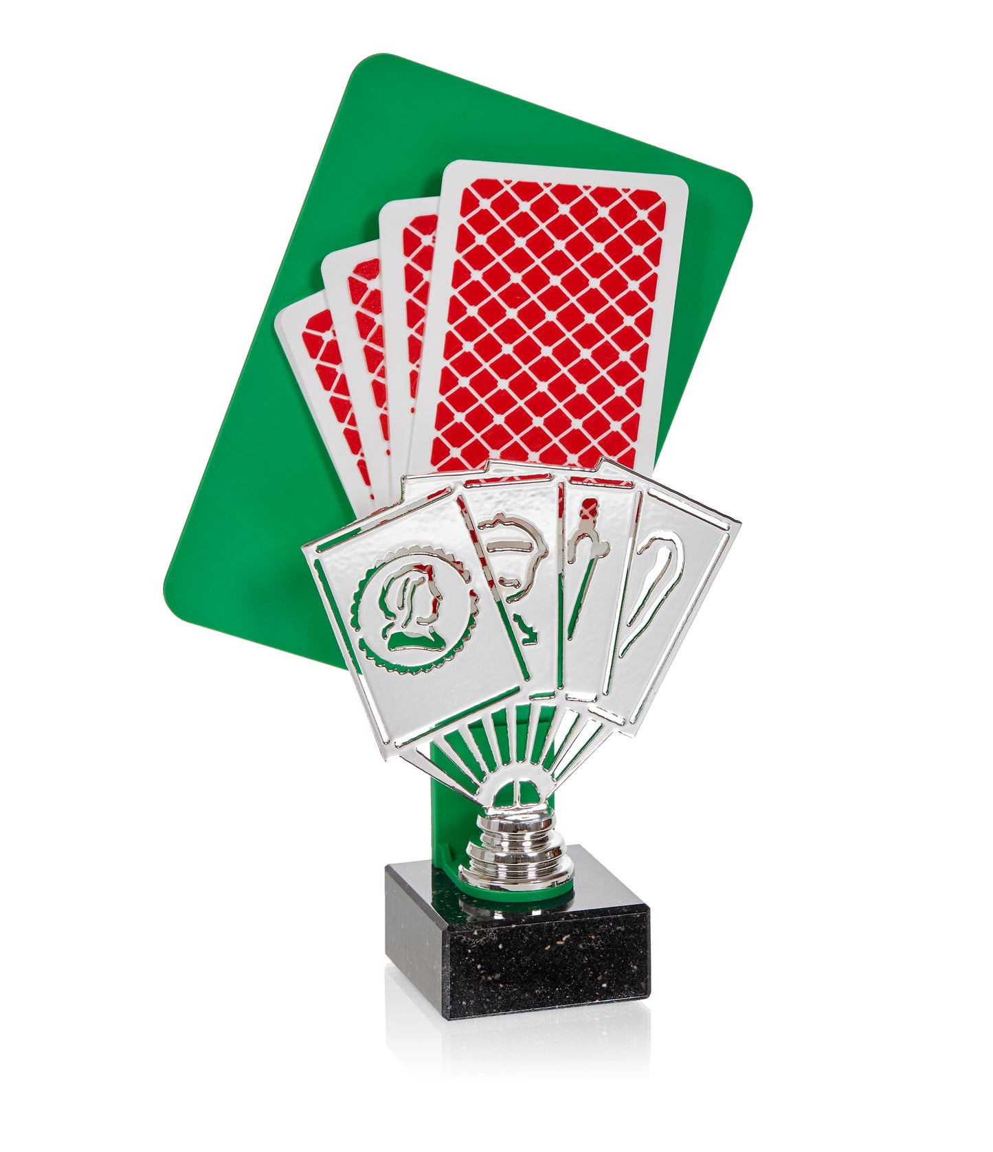 TROFEO DE CARTAS METAL 3D