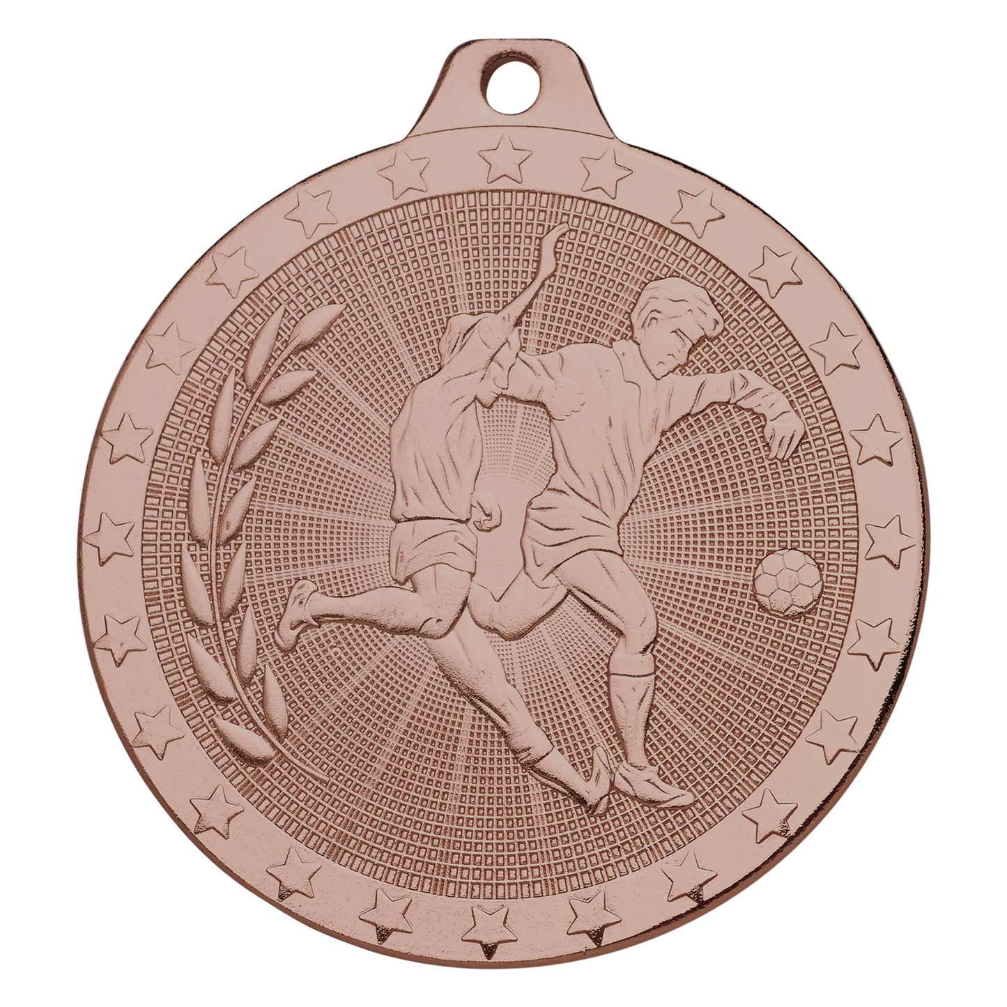 MEDALLA EN RELIEVE ∅50MM FÚTBOL