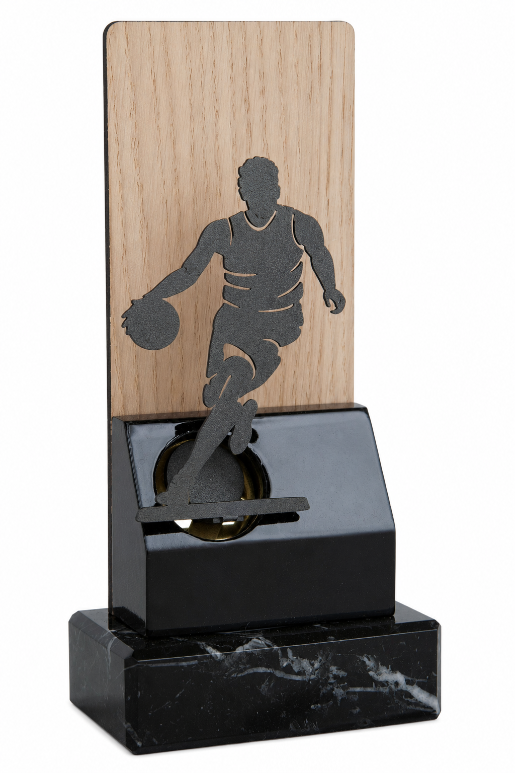 TROFEO DE MADERA BALONCESTO