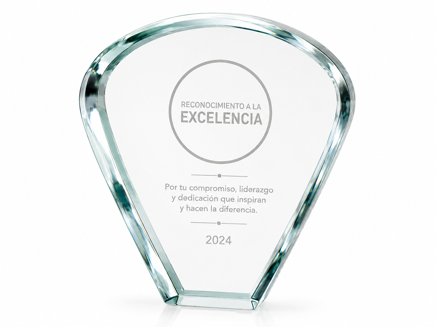 TROFEO CRISTAL CON FORMA