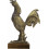 Trofeo gallo dorado mediano