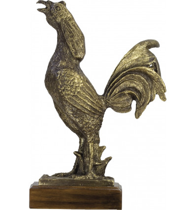 Trofeo gallo dorado mediano