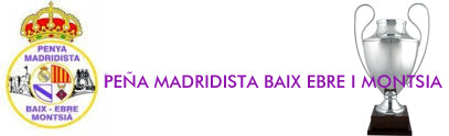Los Trofeos para la fiesta del 25º aniversario de la Peña Madridista