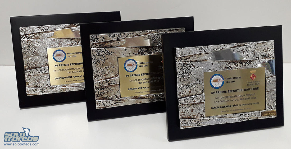 Placas XV Premios Baix Ebre