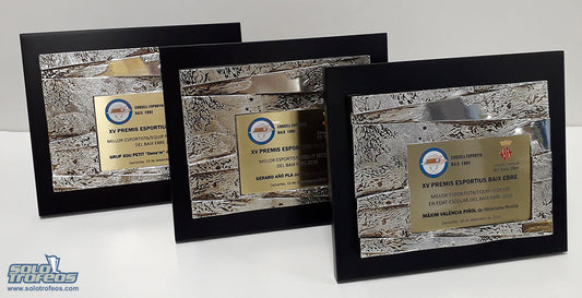 Placas XV Premios Baix Ebre