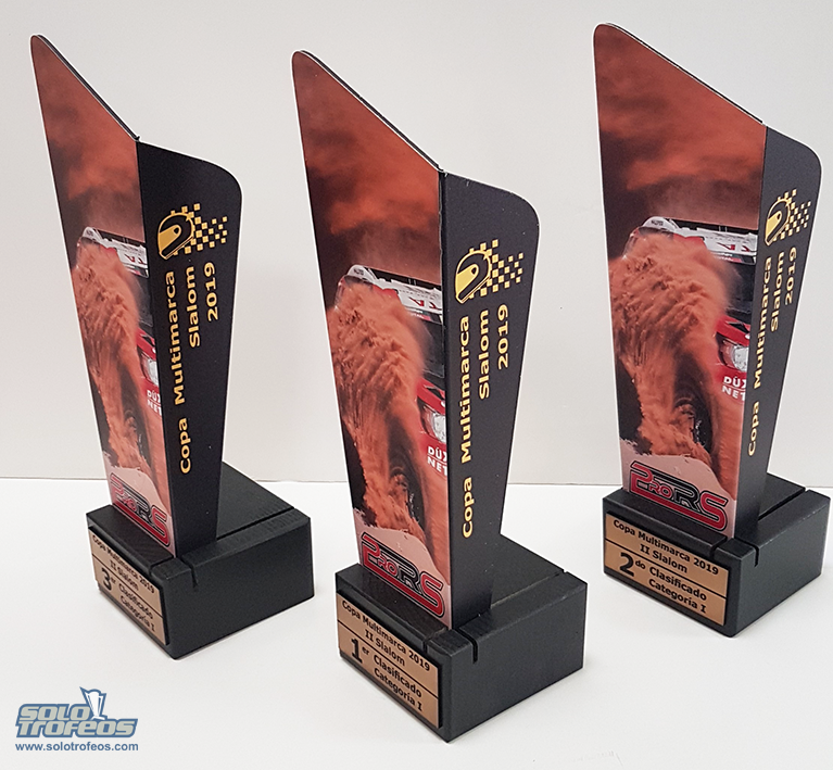 Trofeos personalizados para Rally Tenerife