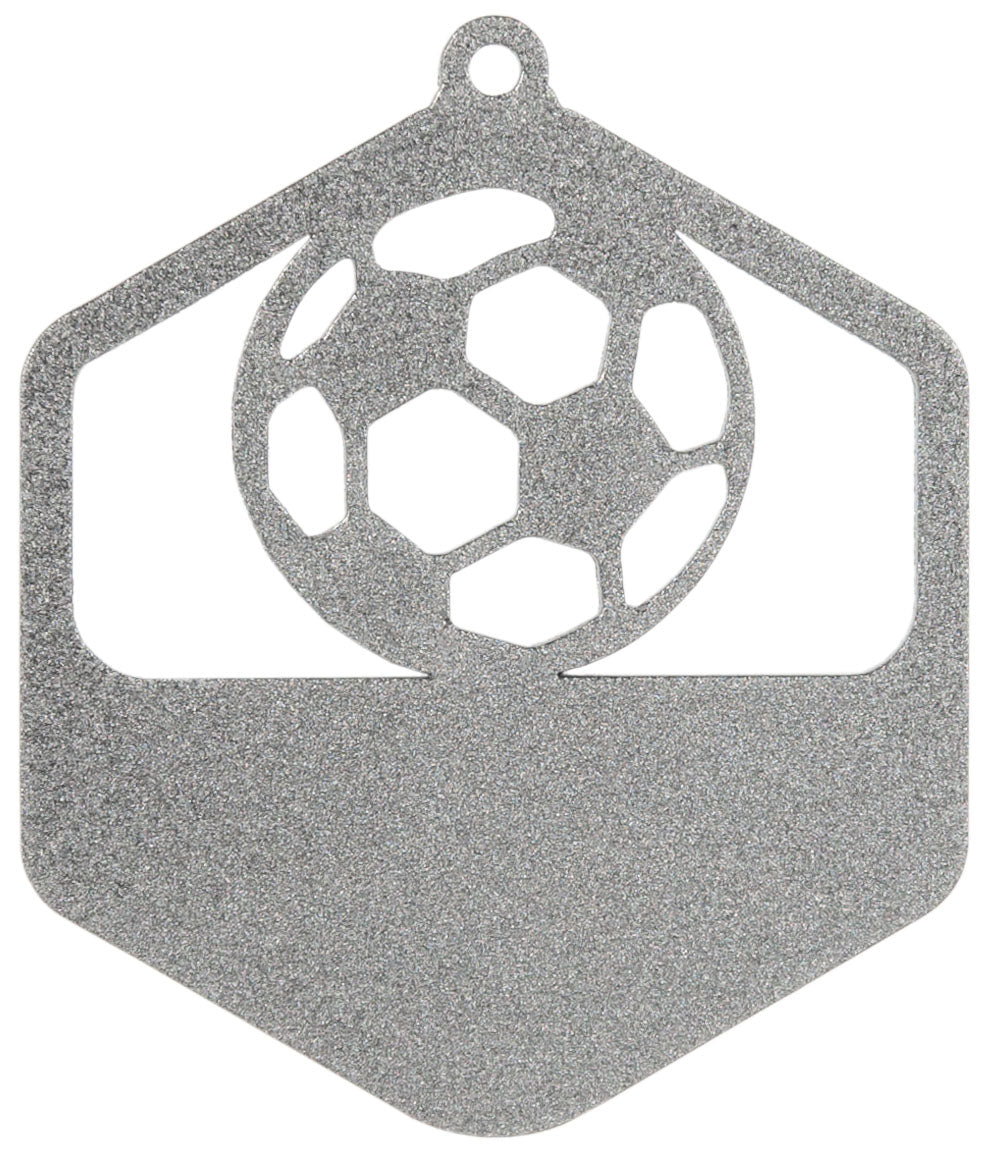 MEDALLA DE METAL HEXAGONAL