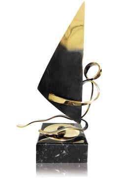 TROFEO VELA DE METAL