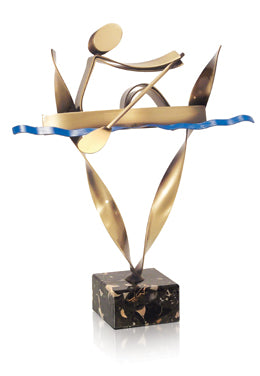 TROFEO REMO DE METAL