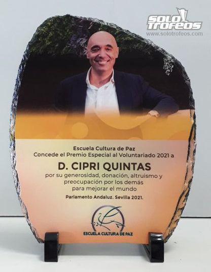 PLACA DE PIZARRA LACADA BLANCA