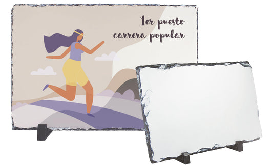 PLACA DE PIZARRA RECTANGULAR