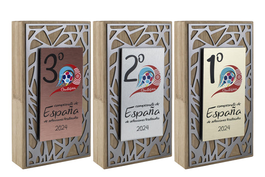 TROFEO MADERA DE HAYA DISEÑO