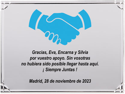 PLACA ALUMINIO PLAETADA-INCLUYE ESTUCHE