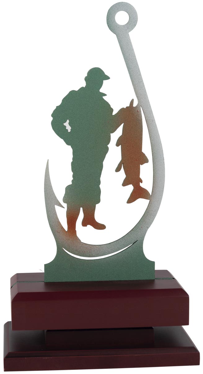 TROFEO ANCLA Y PESCADOR