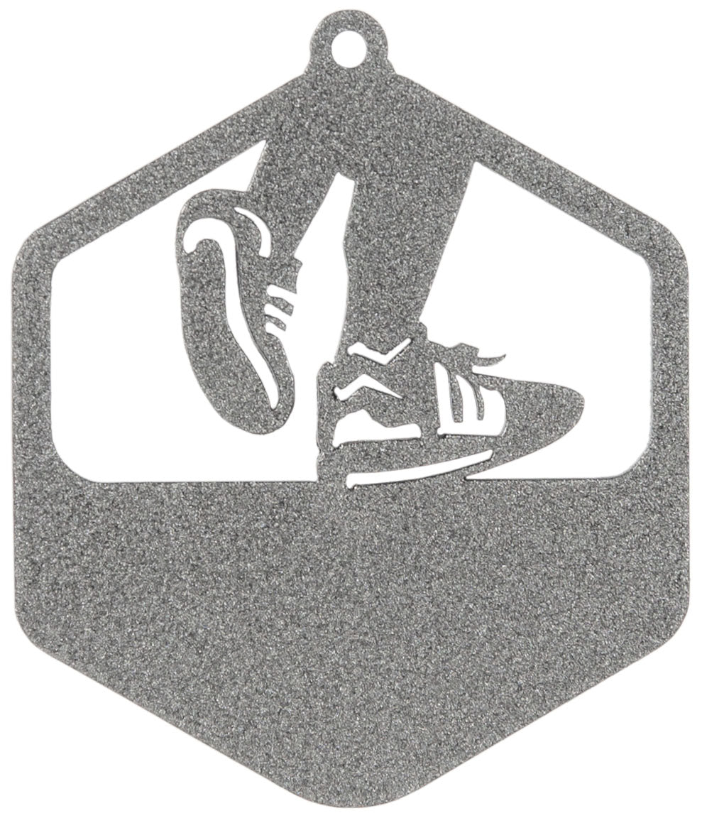 MEDALLA DE METAL HEXAGONAL