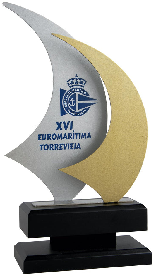 TROFEO EMBARCACIÓN METAL