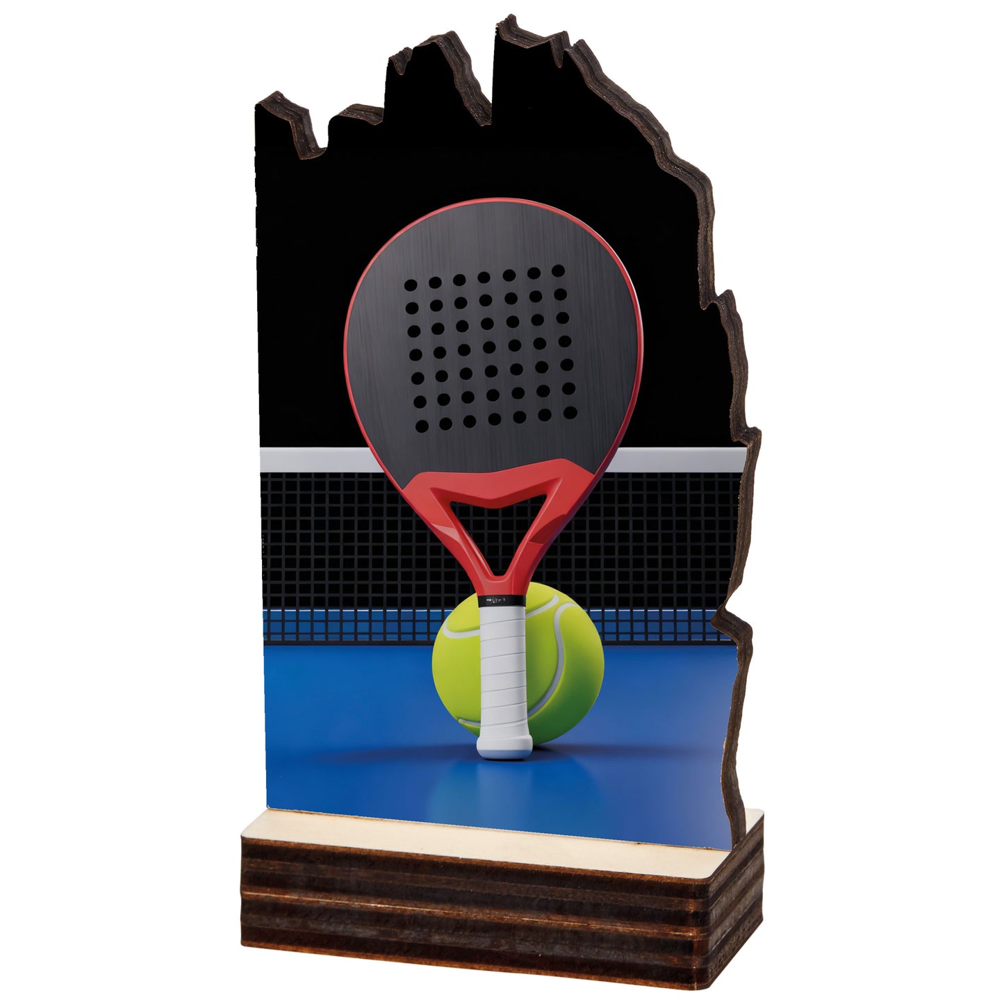 TROFEO DE PÁDEL DE MADERA
