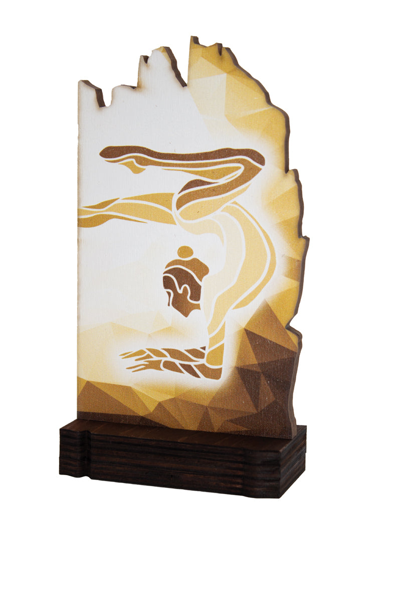 TROFEO GIMNASIA RITMICA DE MADERA