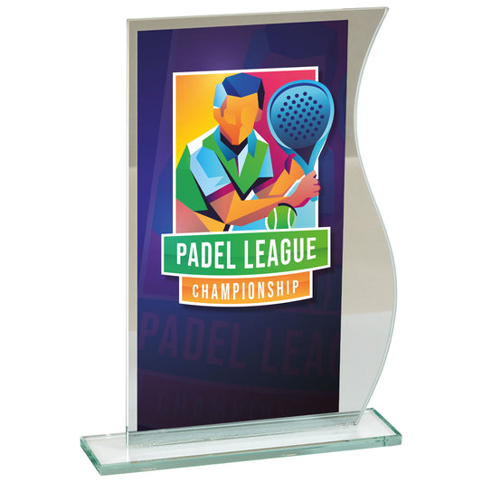 TROFEO DE CRISTAL FORMA IRREGULAR