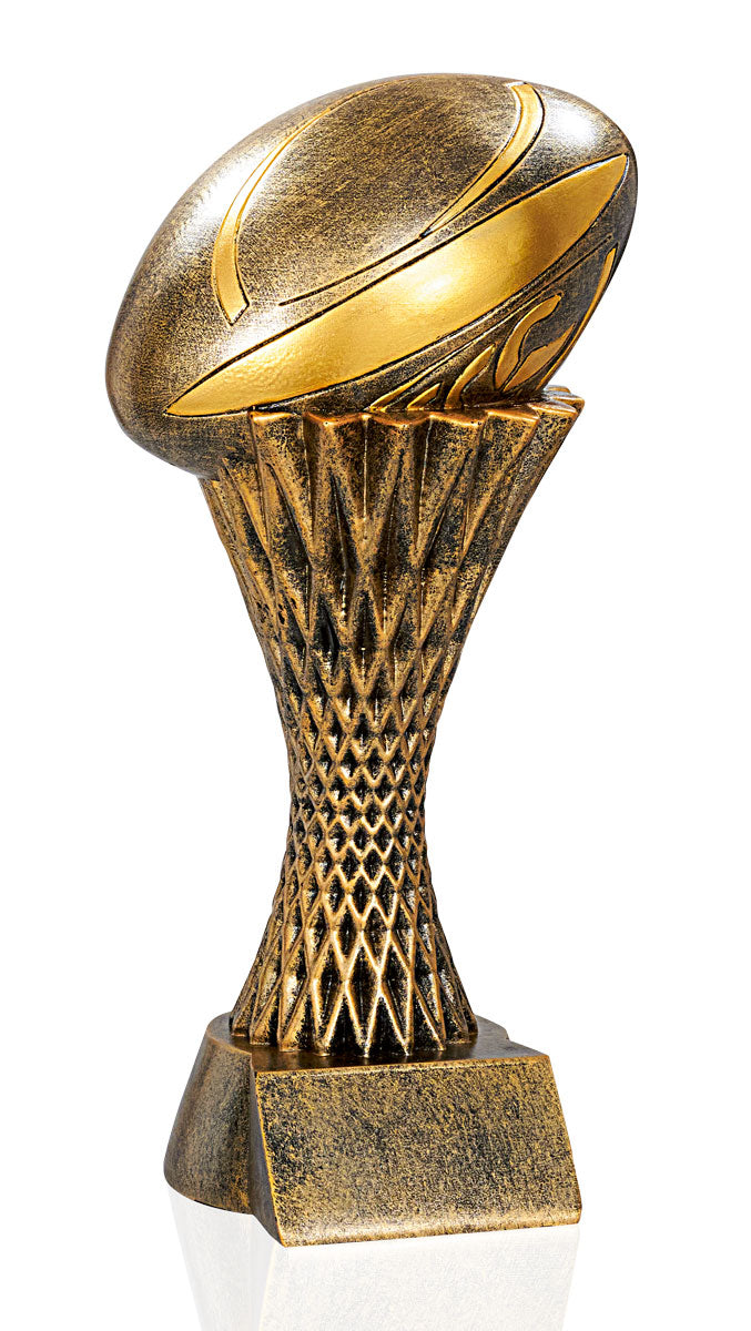 TROFEO PELOTA RUGBY DE RESINA