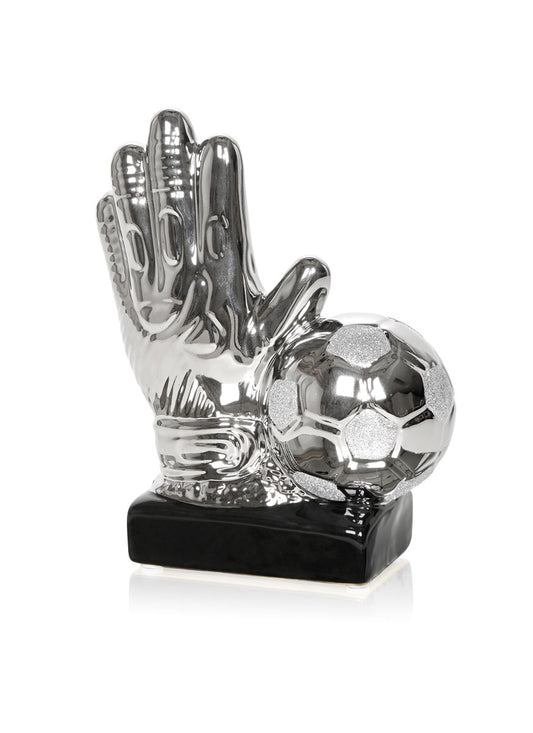 TROFEO MANOS PORTERO DE CERÁMICA