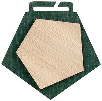 MEDALLA DE MADERA PENTA