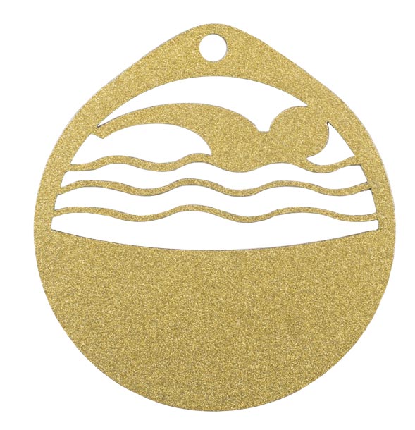 MEDALLA DE METAL NATACIÓN ∅70MM